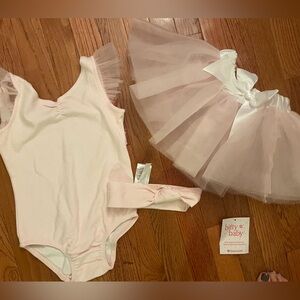 American Girl Light Pink Leotard with tutu and headband